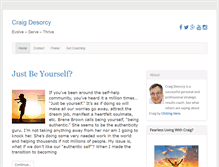 Tablet Screenshot of craigdesorcy.com